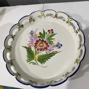 RCCL Hand Painted pie dish from Portugal